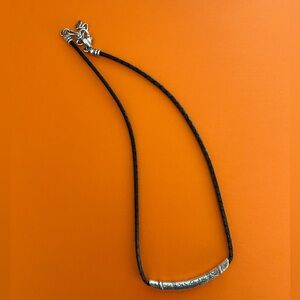 Brighton silver and black necklace